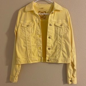 Michael Kors Yellow Jean Jacket